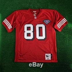 1994 Jerry Rice San Francisco 49ers Mitchell & Ness Red Authentic Jersey Men's