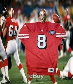 1994 Steve Young Signed 49ers Wilson Authentic 75th Anniversary jersey Size 46