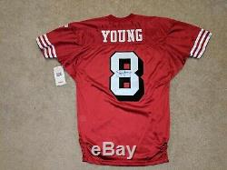 1994 Steve Young Signed 49ers Wilson Authentic 75th Anniversary jersey Size 46