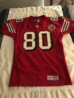 1996 Jerry Rice San Francisco 49ers Reebok Pro Cut Team Issued Home Jersey 48 -4