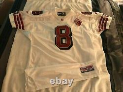 1996 Steve Young San Francisco 49ers Reebok Pro Cut Team Issued Away Jersey 46