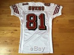 1996 Terrell Owens San Francisco 49ers Game / Team Issued Jersey Never Used HOF