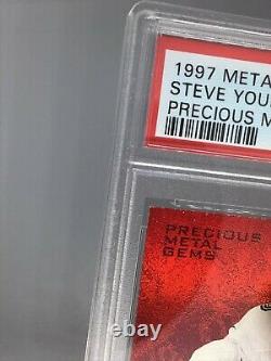 1997 Metal Universe Steve Young #27 Precious Metal Gems 44/150