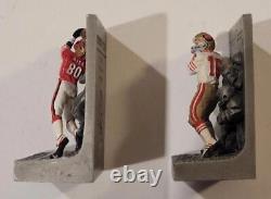 1997 San Francisco 49ers Joe Montana and Jerry Rice Fine Pewter figurine set