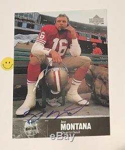 1997 Upper Deck Legends Joe Montana #AL-178 Auto Autographed Card