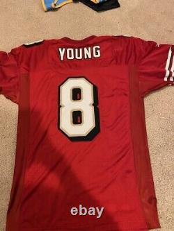 1998 Steve Young San Francisco 49ers Reebok Authentic Jersey Size 44
