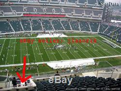 2 Philadelphia Eagles Tickets San Francisco 49ers 10/29 NO ONE IN FRONT OF YOU