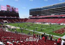 2 San Francisco 49ers VS Dallas Cowboys tickets 10/2/16 Lower Bowl