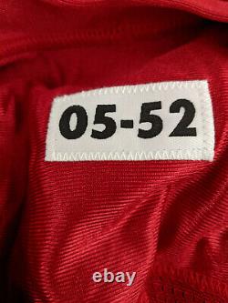 2005 San Francisco 49ers Football Blank Game Jersey Red Reebok Size 52