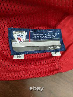 2008 San Francisco 49ers Player #50 Game Jersey Red Reebok Size 46