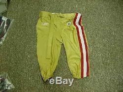 2011 San Francisco 49ers Official Game Used/Worn Football Pants size40 Reebok