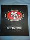 2012 SAN FRANCISCO 49ERS SEASON TICKETS PLAYBOOK PLUS NFC Playoffs NEVER USED