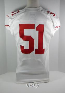 2012 San Francisco 49ers #51 Game Issued White Jersey