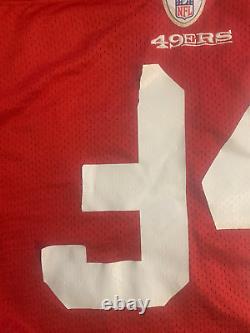 2012 San Francisco 49ers #94 Justin Smith Used Practice Jersey Nike Red Size 2XL