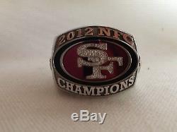 2012 San Francisco 49ers NFC Championship STAR PLAYERS Ring 14k gold diamond NFL