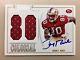 2013 Jerry Rice Panini National Treasures Colossal Materials Jersey AUTO /25