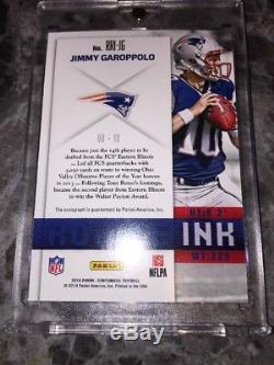 2014 Contenders Jimmy Garoppolo AUTO /87 SSP 49ers RC RARE