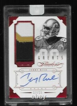 2014 Flawless Jerry Rice 49'ers Autograph/4 Color Patch 12/15