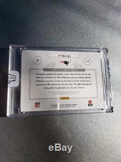 2014 Jimmy Garoppolo Rookie Auto National Treasures NFL GEAR Honors sealed 5/5
