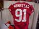 2014 NFL San Francisco 49ers Game Worn Home Jersey #91 Arik Armstead Nike Sz 46