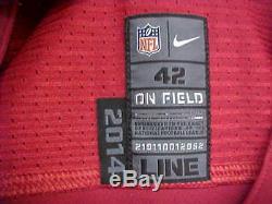 2014 NFL San Francisco 49ers Game Worn/Team Issued Jersey Player #25 Size 42