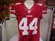 2014 NFL San Francisco 49ers Game Worn/Team Issued Red Jersey Player #44 Size 42