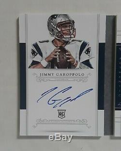 2014 National Treasures Booklet Jimmy Garoppolo RPA RC 4-Color Patch AUTO /99