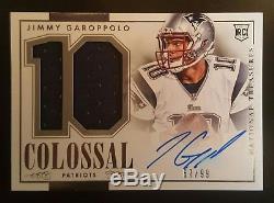 2014 National Treasures Jimmy Garoppolo RC Colossal Jersey # Auto /99 READ