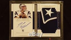2014 National Treasures Jimmy Garoppolo Rookie Auto Logo Patch Book 49ers