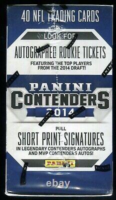 2014 Panini Contenders Football Blaster Box NEW Unopened and Factory Sealed