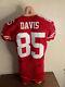 2014 San Francisco 49ers Football #85 Vernon Davis Game Jersey Red Nike Size 44