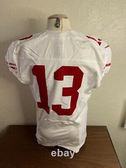 2014 San Francisco 49ers Player #13 Game Jersey Nike White Size 44