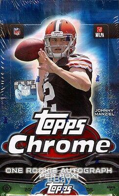 2014 Topps Chrome Football Hobby Sealed 12 Box Case Jimmy Garoppolo Rookie Card