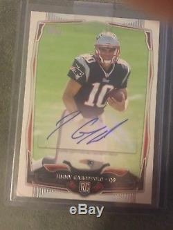 2014 Topps Jimmy Garoppolo Photo Variation Auto Autograph Rookie RC 49ers SP