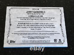 2014 Topps Museum JIMMY GAROPPOLO Triple Relic Patch Auto RC /100 49ers