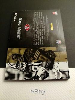 2015 Black Gold Steve Young Auto Logo Patch 1/1 AND Jerry Rice Auto 5/10 49ers