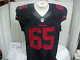 2015 NFL San Francisco 49ers Game Worn/Team Issued Color Rush Jersey #65 Size 48