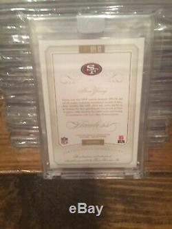 2015 Panini Flawless Greats Steve Young Emerald Patch Auto 49ers 2/5