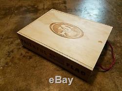 2015 San Francisco 49ers Faithful Flag with Wooden Box NEW MINT Exclusive