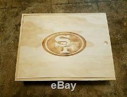 2015 San Francisco 49ers Faithful Flag with Wooden Box NEW MINT Exclusive
