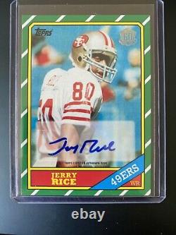 2015 topps 60th Anniversary JERRY RICE Silver Auto /25 HOF Niners