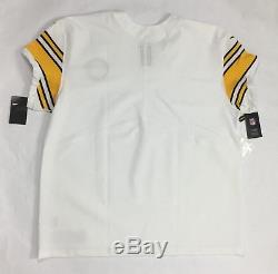2016 NFL Pittsburgh Steelers Team Color Rush Line Cut Blank Nike Game Jersey 56