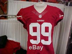 2016 NFL San Francisco 49ers Game Worn #99 DeForest Buckner Nike Jersey Size 46