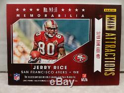 2016 Panini Gala Main Attractions #MA-JR Jerry Rice 49ers WILSON Patch #1/1