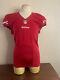 2016 San Francisco 49ers Blank Game Jersey Red Nike Line Cut Size 40 -1 Length