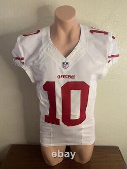 2016 San Francisco 49ers Football #10 Bruce Ellington Game Jersey Nike Size 40