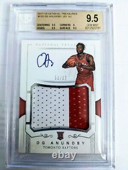 2017-18 National Treasures OG Anunoby Rookie Patch Autograph Auto RPA RC #50/99