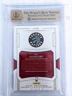 2017-18 National Treasures OG Anunoby Rookie Patch Autograph Auto RPA RC #96/99