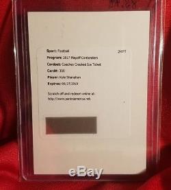 2017 Contenders Cracked Ice #/25 Kyle Shanahan Coaches Ticket Redemption 49ers