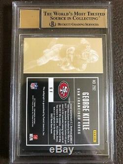 2017 Contenders George Kittle Cracked Ice Auto Rc 9/25 BGS 9.5/10